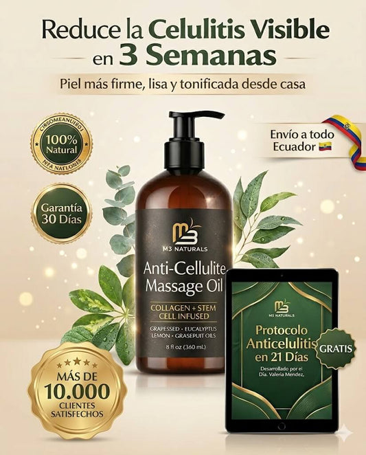 CelluFix™ Oil — Elimina la celulitis visible en 21 días