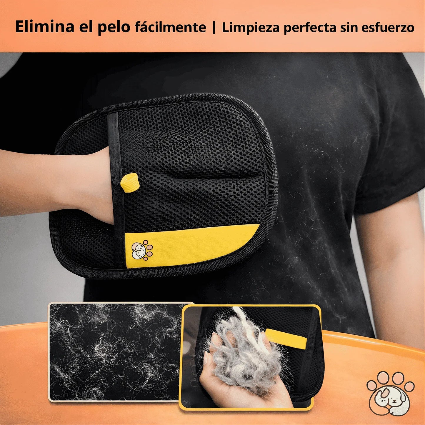 PawsClean Pro — Elimina el pelo de tu mascota en minutos Reutilizable